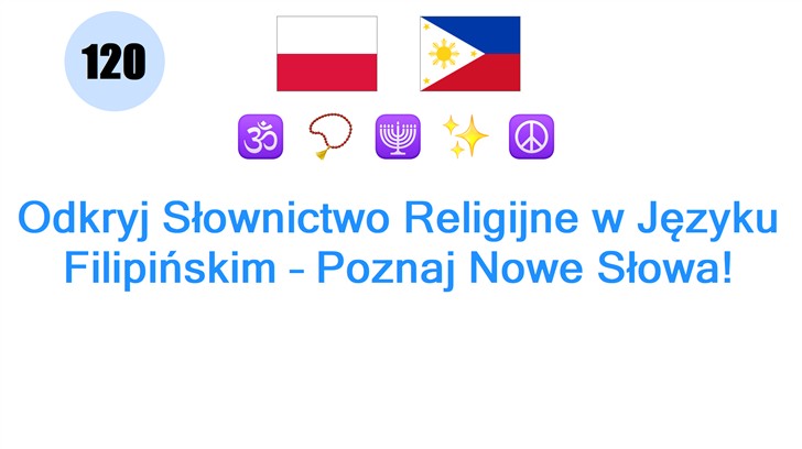 Odkryj Słownictwo Religijne w Języku Filipińskim – Poznaj Nowe Słowa!